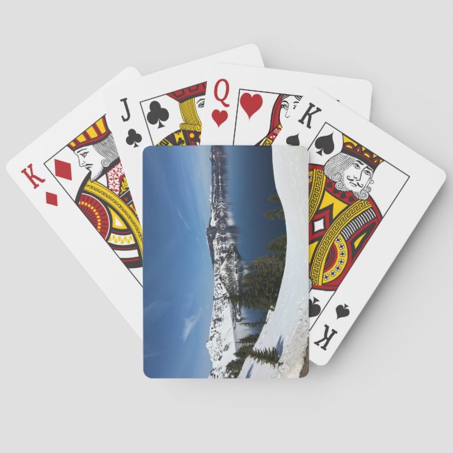 Baraja De Cartas Lago Crater, Oregón (Reverso)