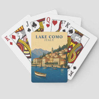 Baraja De Cartas Lago de Como Italia Viajes Vintage Lagos Italianos