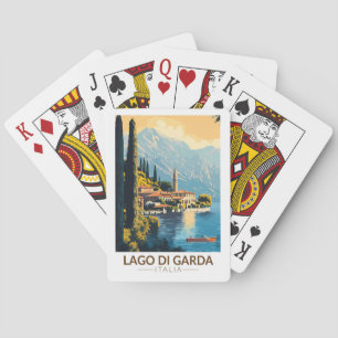 Baraja De Cartas Lago de Garda Italia Viaje de arte