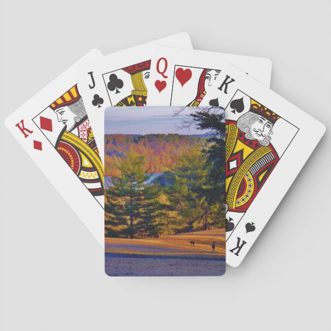 Baraja De Cartas Lago Deer & Mt (Reverso)