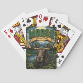 Baraja De Cartas Lago del Bosque de Alces POPCUT