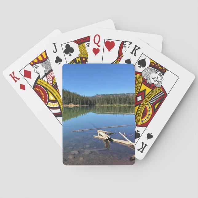 Baraja De Cartas Lago del diablo, OR (Reverso)