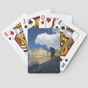 Baraja De Cartas Lago Garnet y pico de banner 2 - Sendero John Muir