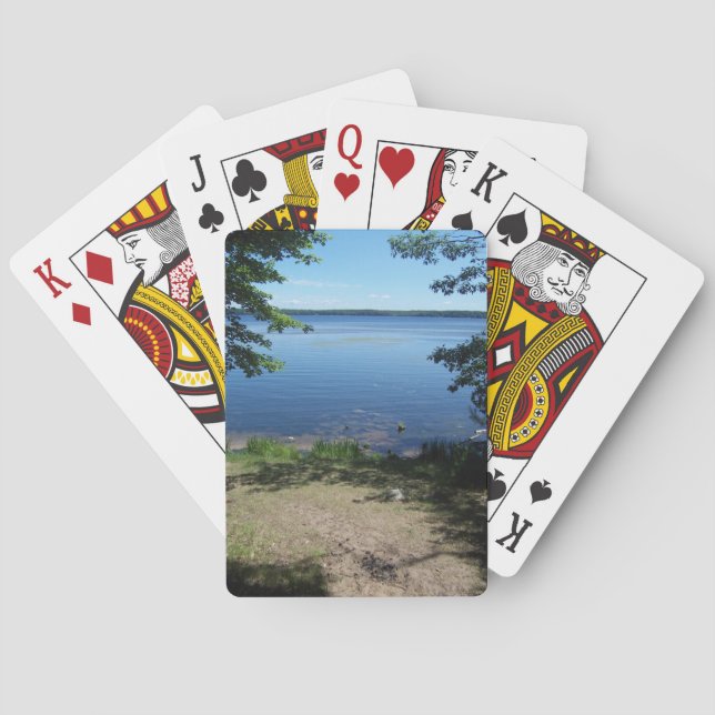Baraja De Cartas Lago Hamlin, Parque Estatal de Ludington (Reverso)