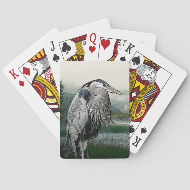 Baraja De Cartas Lago Heron (Reverso)