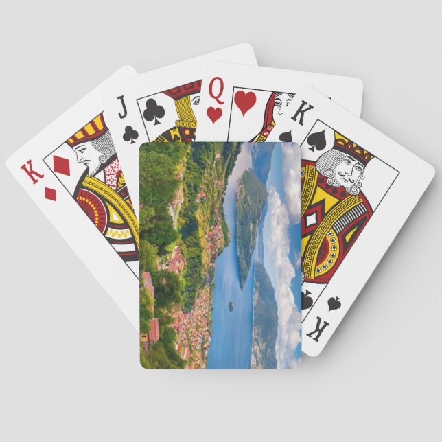 Baraja De Cartas Lago Iseo, Lombardia (Reverso)