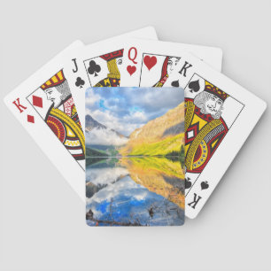 Baraja De Cartas Lago medicine de la parte superior dos en la