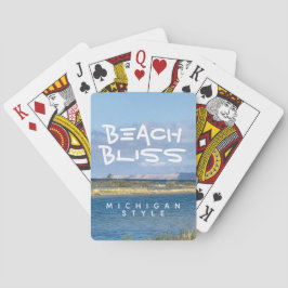 Baraja De Cartas Lago Michigan Beach Bliss