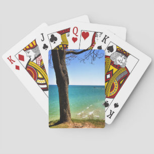 Baraja De Cartas Lago Michigan, Puerto Washington, Wisconsin