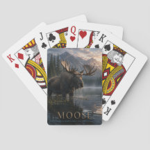Lago Moose Mountain ANIMALES Póker