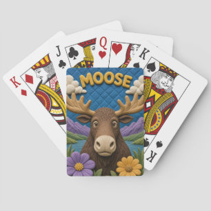 Baraja De Cartas Lago Moose Mountain Modern KlayKoo