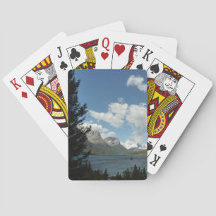 Baraja De Cartas Lago Saint Mary II en el Parque Nacional Glaciar