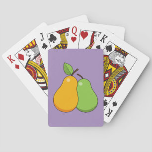Baraja De Cartas Lágrimas amarillas y verdes