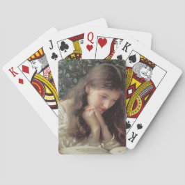 Baraja De Cartas Lágrimas de ralentí (bella mujer llorando)