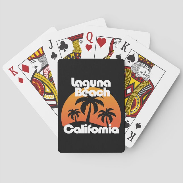 Baraja De Cartas Laguna Beach, California (Reverso)