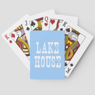 Baraja De Cartas Lake House Blue