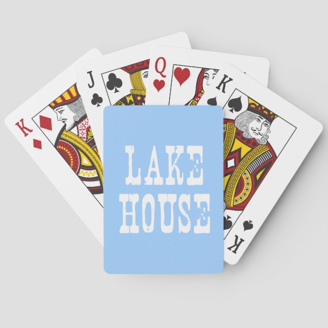 Baraja De Cartas Lake House Blue (Reverso)