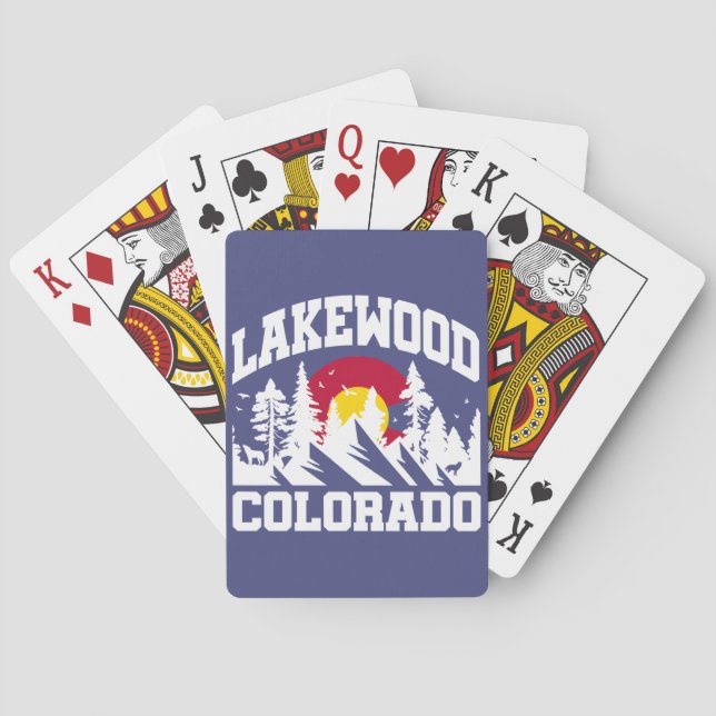 Baraja De Cartas Lakewood, Colorado (Reverso)