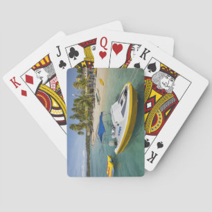 Baraja De Cartas Lancha motora y barco banana