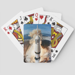 Baraja De Cartas Lanzamiento del cohete Apolo Saturno V a la Luna 1