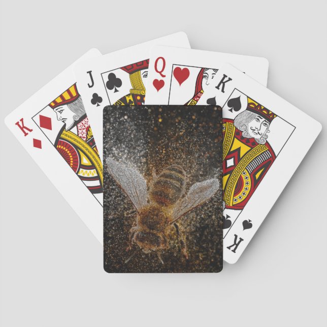 Baraja De Cartas Las abejas caídas son mágicas (Reverso)