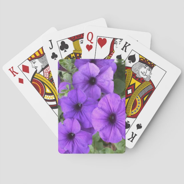 Baraja De Cartas Las bellas Petunias de la abuela (Reverso)