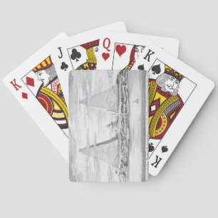 Baraja De Cartas Las dos pirámides de Moeris, rey de Egipto y su