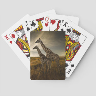Baraja De Cartas Las jirafas y el paisaje
