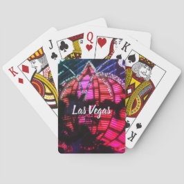 Baraja De Cartas Las luces de la noche de las Vegas
