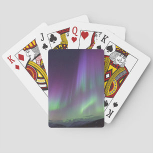 Baraja De Cartas Las luces del norte   Islandia septentrional
