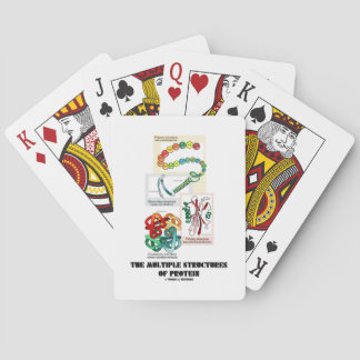 Baraja De Cartas Las Múltiples Estructuras De Proteína (Biología)
