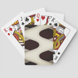Baraja De Cartas Las ondas de mesmerización crean un diseño moderno