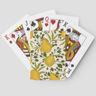 Baraja De Cartas Las orejas amarillas dejan el fondo blanco