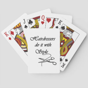 Baraja De Cartas Las Peluquerías Lo Hacen Con Estilo