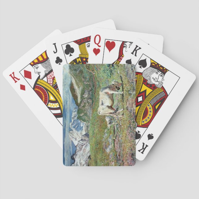 Baraja De Cartas Las praderas en primavera (Reverso)