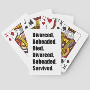 Baraja De Cartas Las seis esposas de Enrique VIII