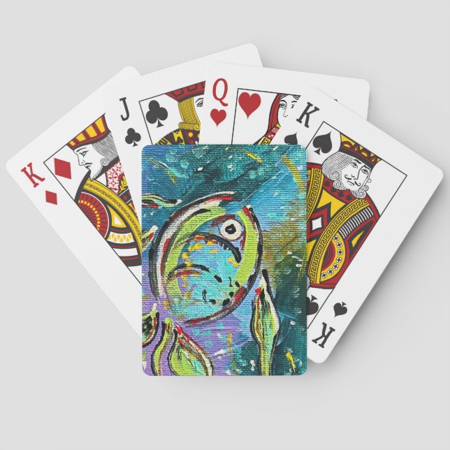 Baraja De Cartas Las tarjetas de juego clásicas pesan (Reverso)