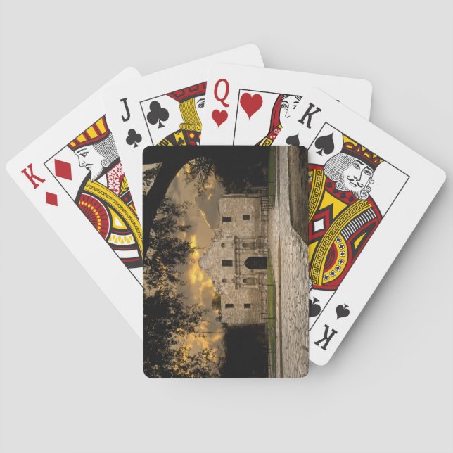Baraja De Cartas Las tarjetas de juego del Álamo (Reverso)