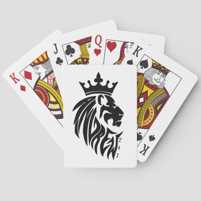 Baraja De Cartas Las tarjetas de juego del rey (Reverso)