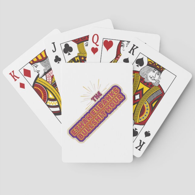 Baraja De Cartas Las tarjetas de juego oficiales del Ethan Eubanks  (Reverso)