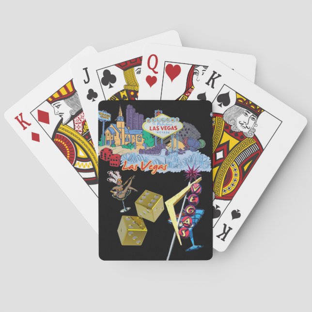 Baraja De Cartas Las Vegas  (Reverso)