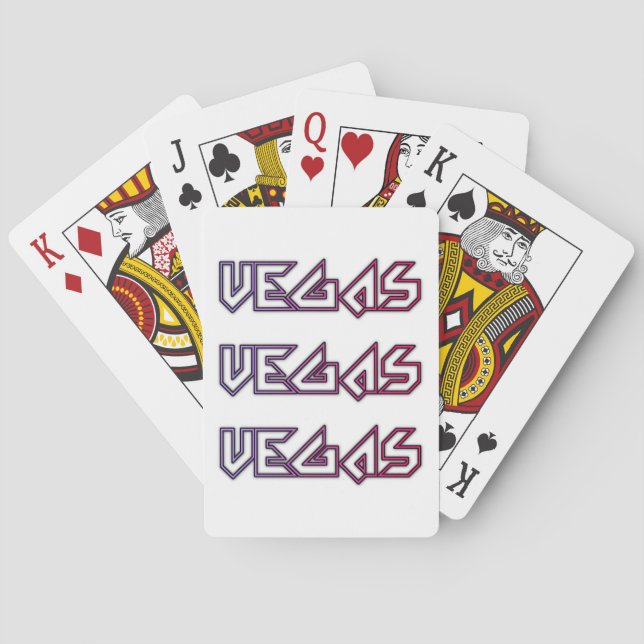 Baraja De Cartas Las Vegas jugando a las cartas, a la venta! (Reverso)