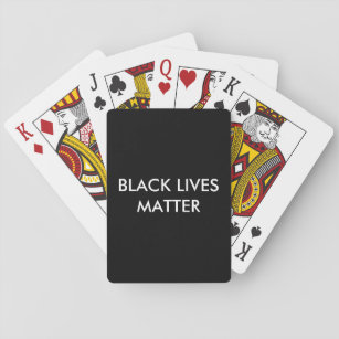 Baraja De Cartas Las vidas negras importan para jugar cartas, BLM
