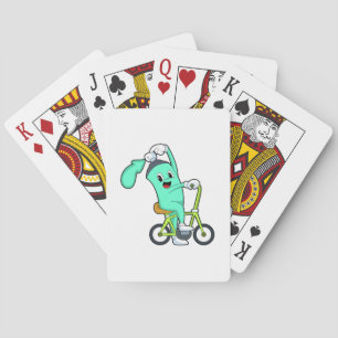 Baraja De Cartas Lata de spray con bicicleta