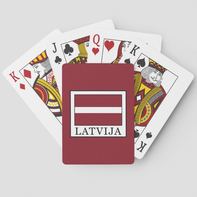 Baraja De Cartas Latvija (Reverso)