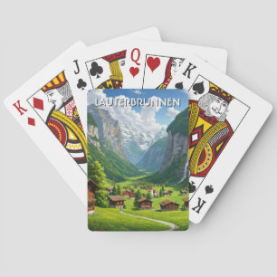 Baraja De Cartas Lauterbrunnen Suiza Viajes