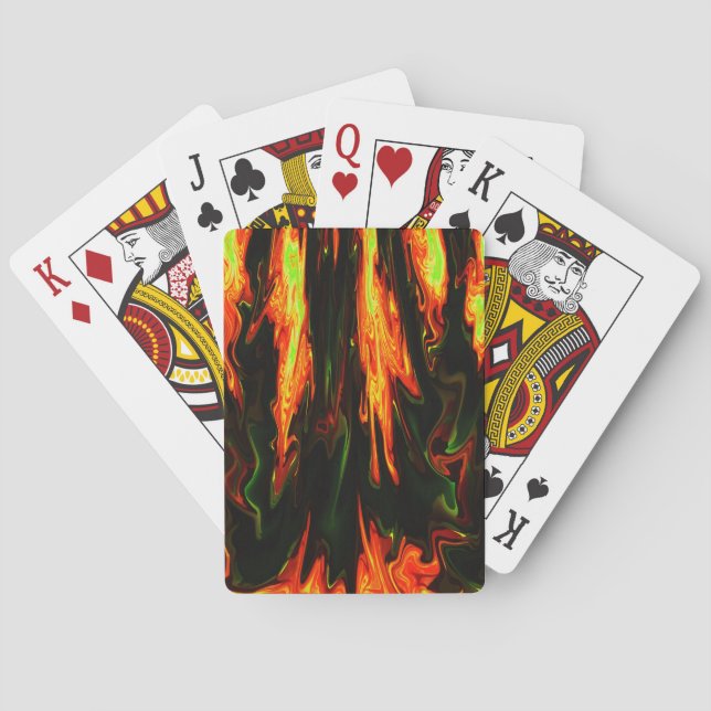 Baraja De Cartas Lava Flames...... (Reverso)