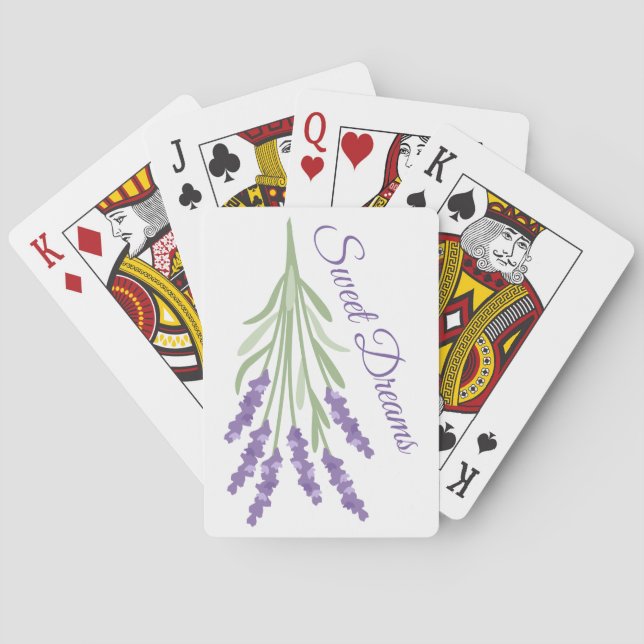 Baraja De Cartas Lavanda (Reverso)