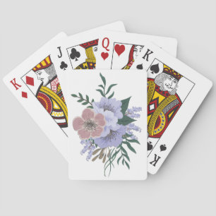 Baraja De Cartas Lavanda encantadora en ramo