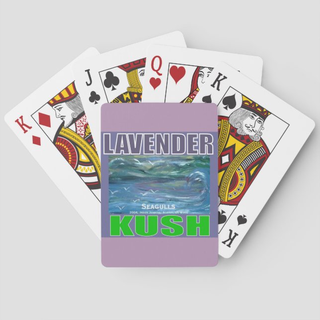BARAJA DE CARTAS LAVANDA KUSH (Reverso)